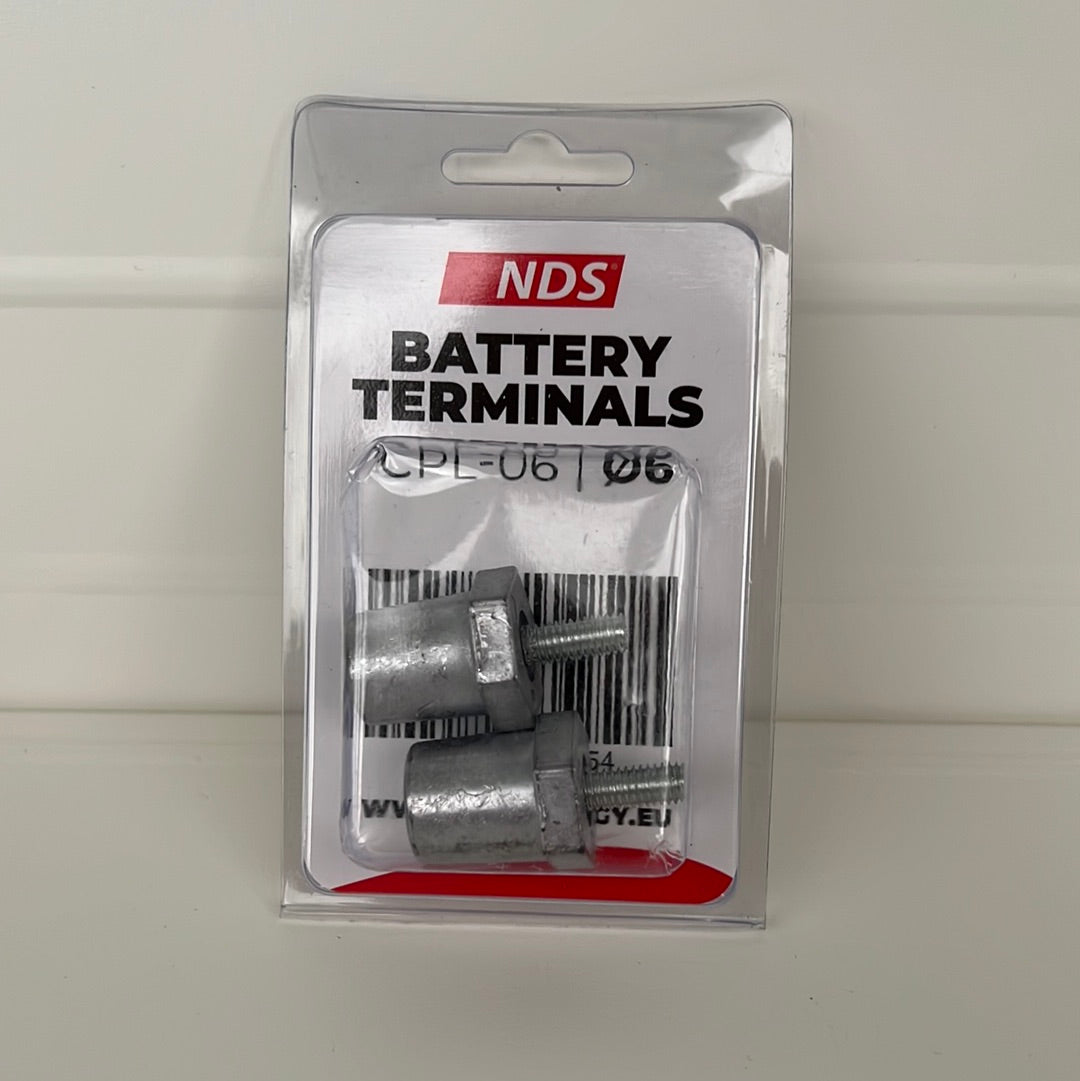 NDS Poli batteria in metallo + e -